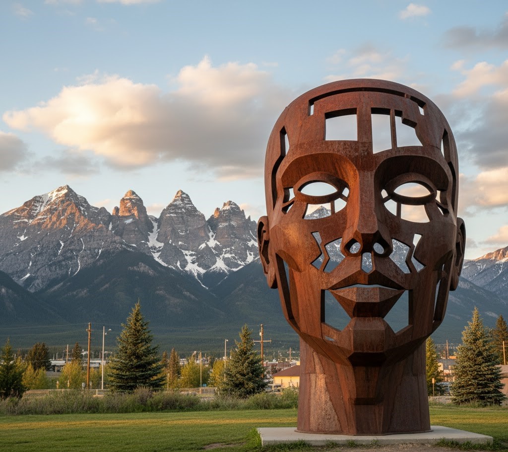 The "Big Head" Sculpture